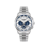 Lee Cooper Men's Multifunction Watch Silver Dial With Silver Metal Band,LC08216.330