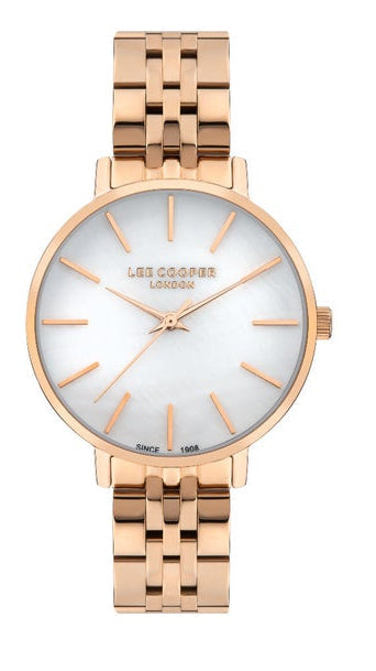 Lee Cooper, Men's, Analog Watch, Silver Dial, with Stainless Steel Band, LE-LC07857.420