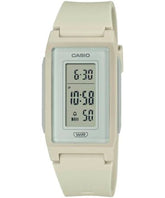 Casio, Unisex Watch Digital Display,Beige Dial Beige Resin Band, LF-10WH-8DF