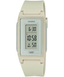 Casio, Unisex Watch Digital Display,Beige Dial Beige Resin Band, LF-10WH-8DF