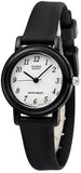 Casio, Women’s Watch Analog, White Dial Black Resin Band, LQ-139BMV-1BLDF