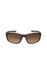 Fastrack P427BR7V Men's Sporty Wraparound Sunglasses Brown Lens