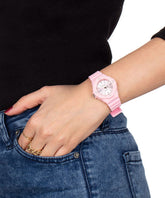 Casio Women's Watch Analog Pink Dial Pink Resin Strap, LRW-200H-4E4VDF