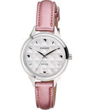 Casio, Women's Watch Fashion Collection Analog, White Dial Pink Leather Band, LTP-1392L-4AVDF