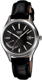 Casio CS-LTP-E102L-1AVDF black dial watch