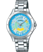 Casio CS-LTP-E129D-2ADF gold dial watch