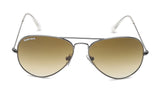 Fastrack Men's Aviator Sunglasses, Brown Lens, UV protected, M165BR18G