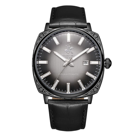 Beverly Hills Polo Club, Men's, Analog Watch, Black Dial, with Leather Band, BH-BP3688X.351