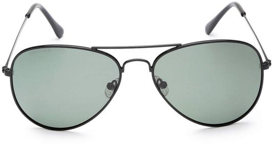 Fastrack Men's Aviator Sunglasses, Green Lens, UV protected, M138GR5P