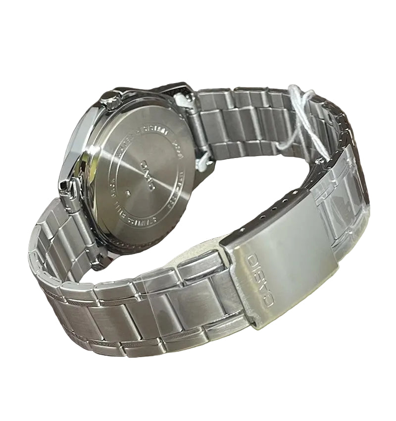 Casio Men's Watch Analog, Black Dial Silver Stainless Steel Strap, MTP-V004D-1B2UD product image