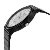 Casio Men's Watch Analog, White Dial Black Resin Strap, MQ-24-7B3DF