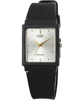 Casio, Men’s Watch Analog, Silver Dial Black Resin Band, MQ-38-7ADF