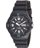 Casio, Men’s Watch Analog, Black Dial Black Resin Band, MRW-200H-1B2VDF