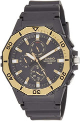 Casio, Men’s Watch Analog, Black Dial Black Resin Band, MRW-400H-9AVDF
