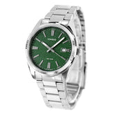 Casio Men's Watch Analog Green White Dial With Stainless Steel Band, MTP-1302DA-3AVDF