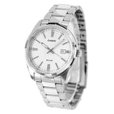 Casio Men's Watch Analog White Dial With Stainless Steel Band, MTP-1302DA-7AVDF