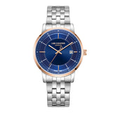 Lee Cooper, Men's, Analog Watch, Blue Dial, with Stainless Steel Band, LE-LC08164.590