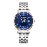 Lee Cooper, Men's, Analog Watch, Blue Dial, with Stainless Steel Band, LE-LC08164.590