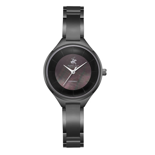 Beverly Hills Polo Club, Men's, Analog Watch, Black Dial, with Stainless Steel Band, BH-BP3706C.851