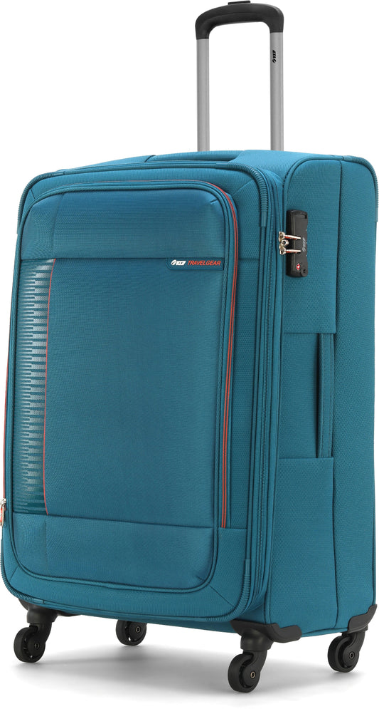 VIP Lattice Plus 59cm 4 Wheel Expandable Trolley Teal Blue, LATTP59BU
