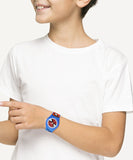 Zoop By Titan Kid's Spiderman Watch Analog Red Dial With Blue PU Strap, C4048PP47