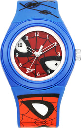 Zoop By Titan Kid's Spiderman Watch Analog Red Dial With Blue PU Strap, C4048PP47