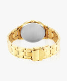 Titan Men's Watch Analog White Dial with Gold Stainless Steel Band, 1825YM14