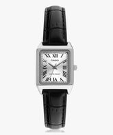 Casio Women's Watch Analog, Silver Dial Black Leather Strap, LTP-V007L-7B1UDF product image