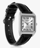Casio Women's Watch Analog, Silver Dial Black Leather Strap, LTP-V007L-7B1UDF product image
