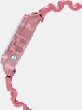 Casio Women Watch Digital, Silver Dial Pink Resin Strap, W-218HC-4AVDF