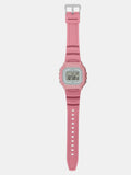 Casio Women Watch Digital, Silver Dial Pink Resin Strap, W-218HC-4AVDF