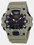 Casio Men's Watch Analog & Digital Combo, Black Dial Green Resin Strap, HDC-700-3A3VDF product image