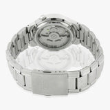 Seiko Men's Mechanical Watch Analog, Blue Dial Silver Stainless Band, SNKE51J