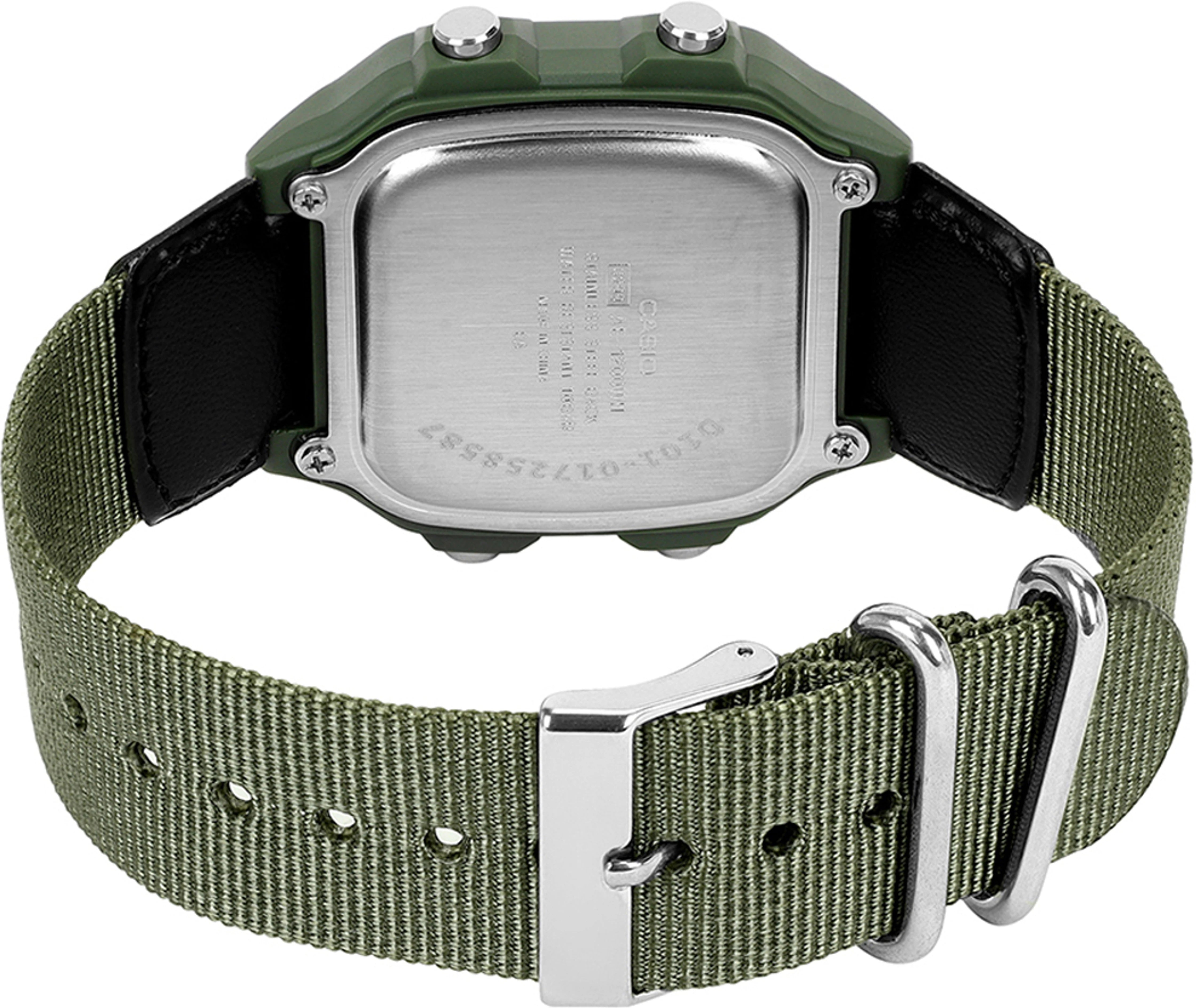 Casio Men's Watch Digital, Green Dial Green Fabric Strap, AE-1200WHB-3BVD product image