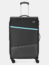 Skybags 79cm, Soft Case Trolley, Black, GENESIS79BLK Large check-in size luggage