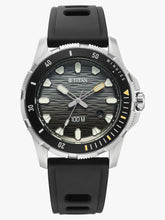 Titan Zero Hour 10067KP01 Black dial Black FKM rubber strap men's diver watch