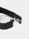 Alfajr Islamic Prayer Men's Analog Watch Black Dial With Black Stainless Steel Band, WB-32BLACK