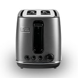 Black+Decker Stainless Steel 2 Slice Toaster 1050W,SSET225