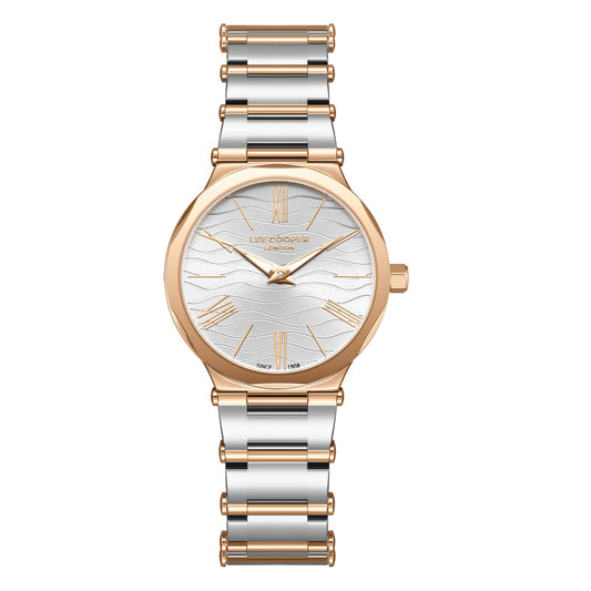 Lee Cooper, Men's, Analog Watch, Silver Dial, with Stainless Steel Band, LE-LC08000.530
