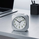 Casio Analog Beep Sound Table Alarm Clock, TQ-143S-8DF