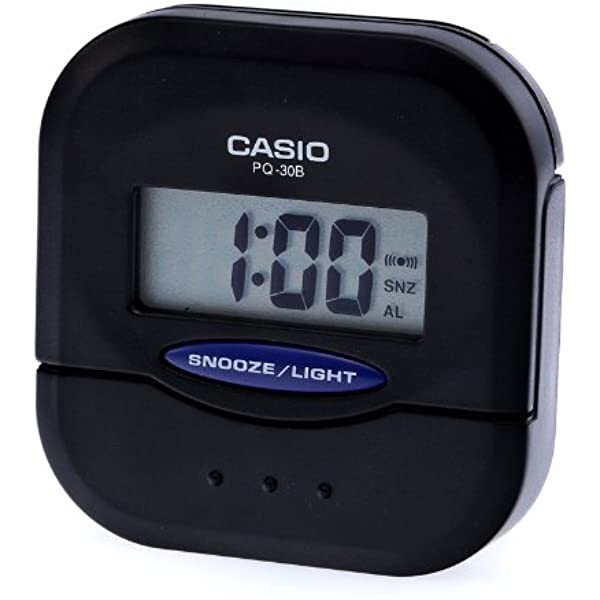 Casio, Multi-Function Table Top Alarm Clock Digital  White, PQ-75-1DF
