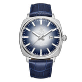 Beverly Hills Polo Club Men's Watch Analog Blue Dial with Blue Leather Strap, BP3687X.399