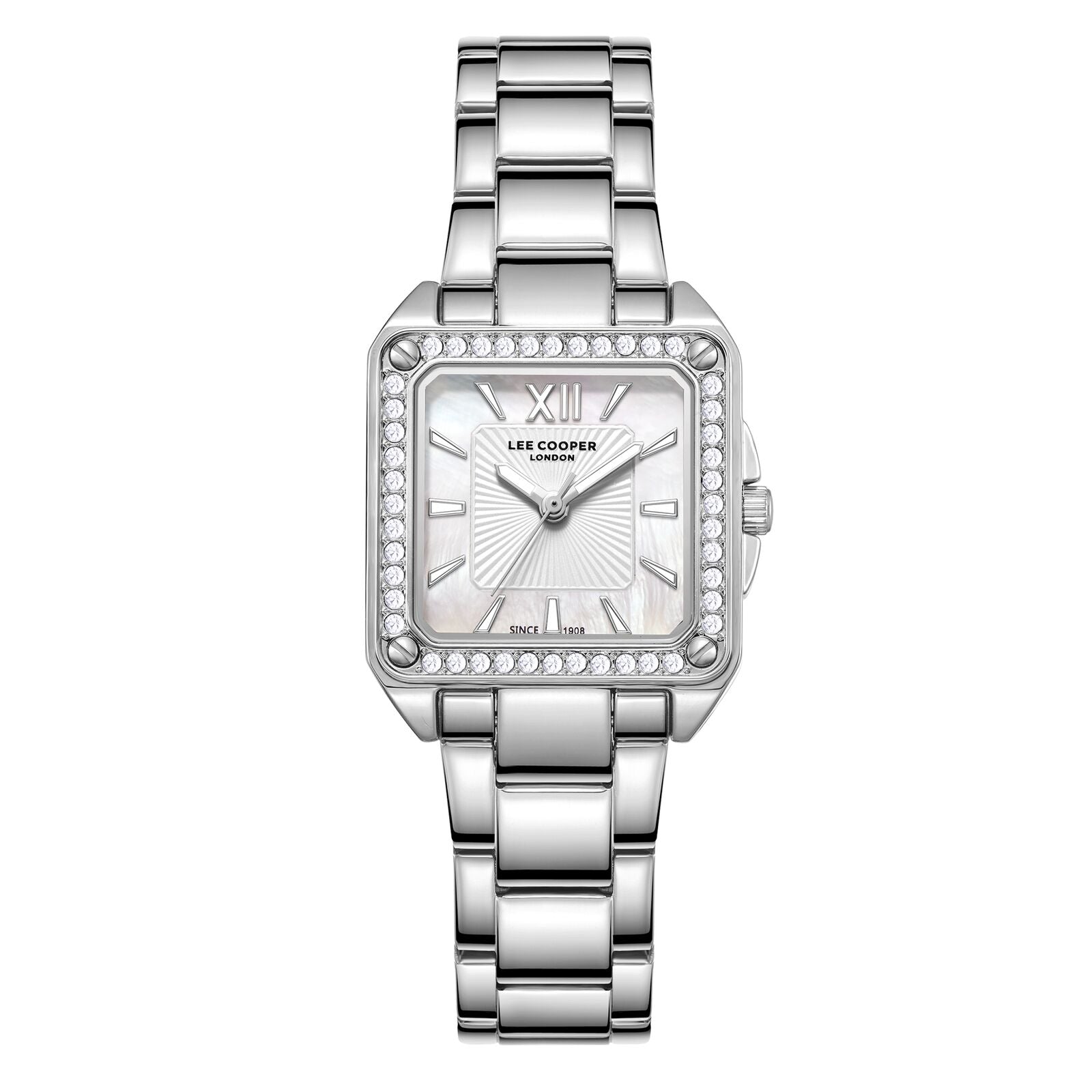 Lee Cooper LE-LC08127.320 silver dial women watch