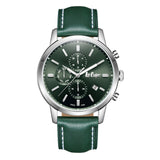 Lee Cooper, Men's, Analog Watch, Green Dial, with Leather Band, LE-LC08085.377