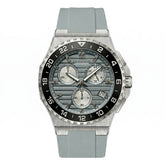 Quantum Men's Chronograph Watch Blue Dial Light Blue Silicone Band, PWG1147.300