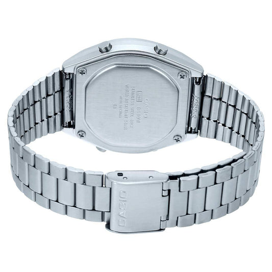 Casio Unisex watch, Silver Dial Silver Stainless Steel Strap, B640WDG-7DF