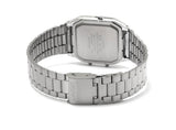 Casio Men's Watch Analog & Digital Combo, White Dial Silver Stainless Steel Strap, AQ-230A-7BMQD