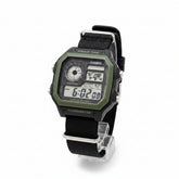Casio Men's Watch Digital, Black Dial Black Resin Strap, AE-1200WHB-1BVD