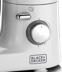 Black+Decker, 1000W 6 Speed Stand Mixer with Stainless Steel Bowl, SM1000