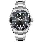 Beverly Hills Polo Club Men's Watch Analog Black Dial with Silver Stainless Steel Band,  BP3797X.350